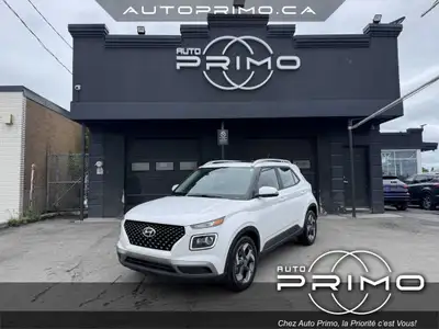 2023 Hyundai Venue Ultimate avec Intérieur Noir Automatique avec Sièges en Semi-Cuir Toit Ouvrant Na...