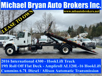 2016 INTERNATIONAL 4300 - HOOKLIFT TRUCK *CUMMINS DIESEL* RARE