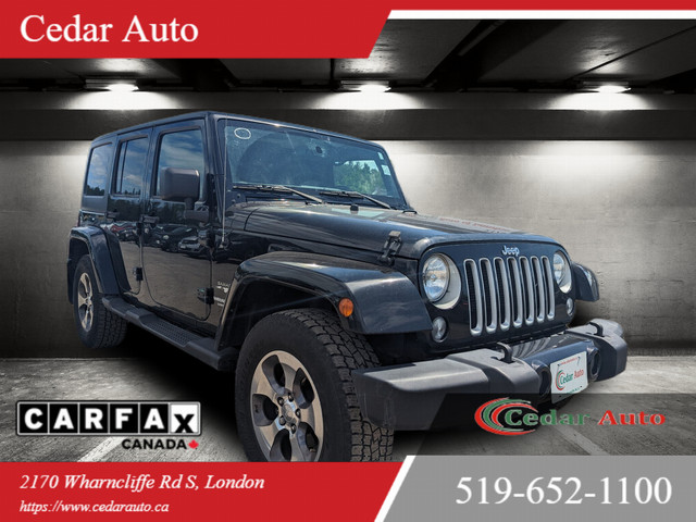 2016 Jeep Wrangler Unlimited Unlimited Sahara 4WD in Cars & Trucks in London