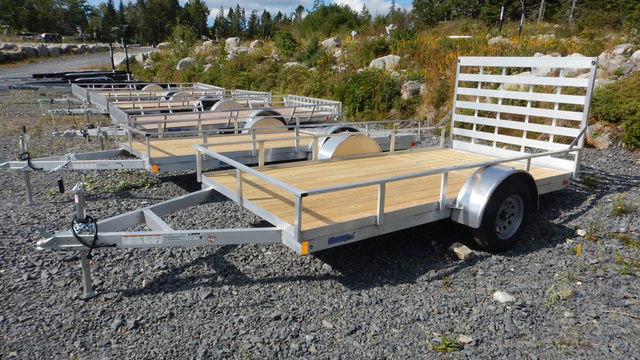 2024 Mission 80x12 Aluminum Utility Trailer, Single Axle, Wood D in Cargo & Utility Trailers in City of Halifax