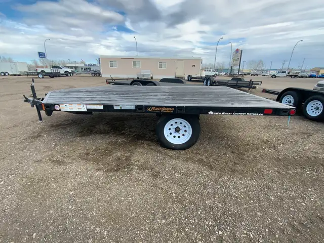 2024 Rainbow Express 10" w/ 2ft angle Drive on /Off Sled Trailer in Cargo & Utility Trailers in Regina - Image 4