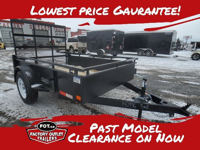 2024 Canada Trailers 5x8ft Steel Side Utility in Cargo & Utility Trailers in Kelowna