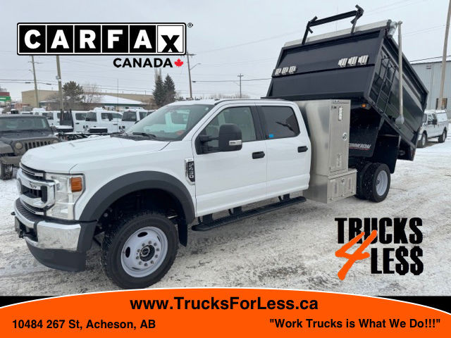 2020 Ford F-450 Crew XLT 4x4, Contractor Dump Truck!! in Cars & Trucks in St. Albert