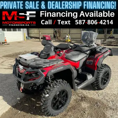 FINANCE ANYTHING IN CANADA PRIVATE SALE & DEALERSHIP FINANCING CALL / TEXT 587-806-4214 APPLY NOW @...