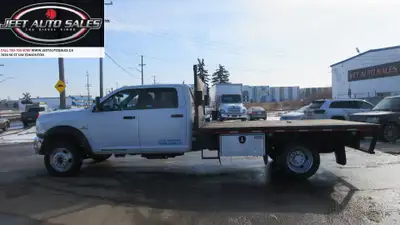 2014 Ram 5500 SLT 4x4 Crew Cab Flatbed Truck - 6 Cylinder 6.7 L Diesel Engine - Automatic Transmissi...