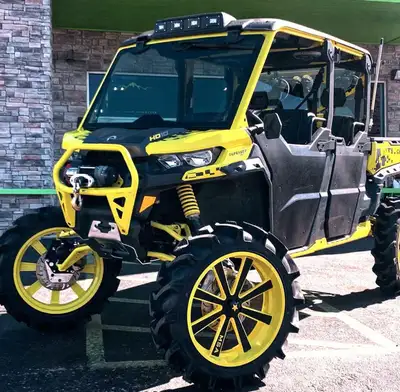 UNLEASH THE WILD WITH THE CAN-AM DEFENDER MAX X MR SIDE BY SIDE PAYMENTS ONLY $115 BI-WEEKLY OAC!! A...