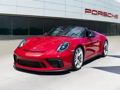 Very Rare And Stunning 911 Speedster, Number 1194/1948 Produced. Finished In Carmine Red With Red De...