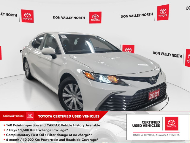 2021 Toyota Camry LE CERTIFIED | ACCIDENT FREE | CARPLAY in Cars & Trucks in City of Toronto
