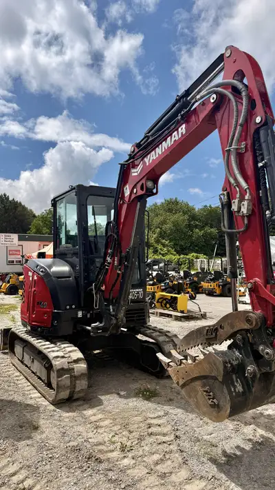Demo SV100-7 Yanmar 10 ton mini excavator for sale only 15 hours. Contact Shawn 905-955-0364