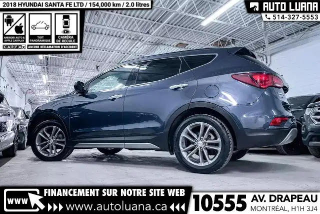 2018 HYUNDAI Santa Fe Sport Limited AWD/TOIT PANO/CAMERA/NAVI/CU in Cars & Trucks in City of Montréal - Image 10