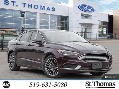  2018 Ford Fusion Energi Heated Leather Seats, Navigation, Alloy