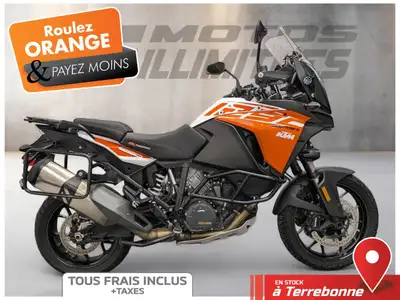 KTM 1290 SUPER ADVENTURE S 2018 Orange et Noir 49926 km au compteur. Motos Illimitées Terrebonne. Pr...