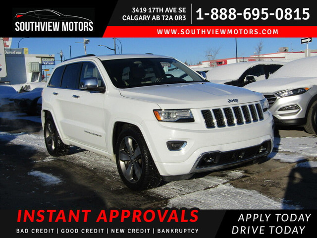  2015 Jeep Grand Cherokee OVERLAND 4WD NAV/CAM/DVD/PANOROOF/LOAD in Cars & Trucks in Calgary
