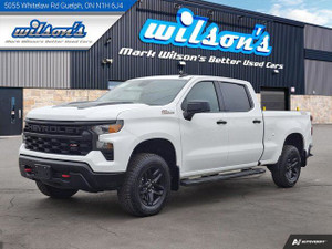 2023 Chevrolet Silverado 1500 Custom Trail Boss Crew 4WD | Power Seat | CarPlay + Android | New Tires | New Brakes |