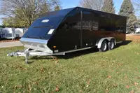 7.5' x 22' Alcom Xpress Tandem Axle Aluminum Snowmobile Trailer
