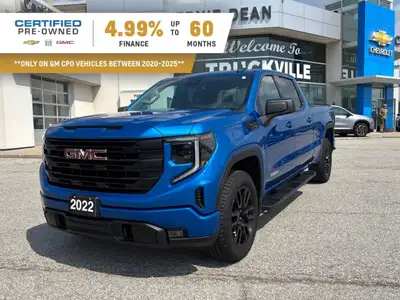4.99% finance for up to 60 monthsExperience the power and capability of the 2022 GMC Sierra 1500 Ele...