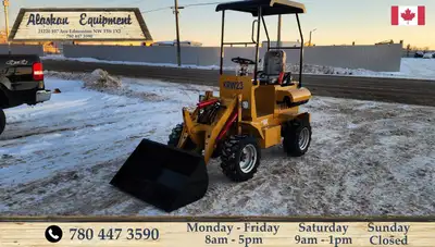 Open Operator Station, 39in Bucket, 23x8.5-12 Tires, 739cc Engine, 2 Speed Manual Transmission, 0 Hr...