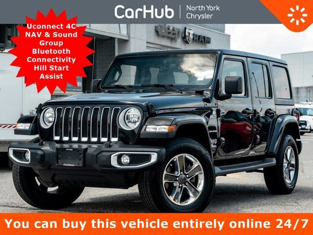 2021 Jeep Wrangler Unlimited Sahara 4x4 Uconnect 4C NAV & Sound in Cars & Trucks in City of Toronto