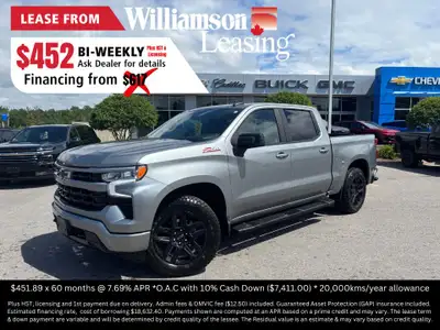 Recent Arrival!2024 Sterling Gray Metallic Chevrolet Silverado 1500 RSTBluetooth Audio | Back-Up Cam...