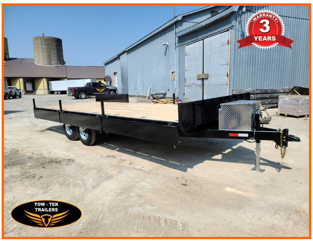 2025-8.5 x 24' Deck Over-Flat Deck trailer drop down sides-remov in Cargo & Utility Trailers in Mississauga / Peel Region - Image 2