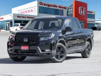 Prepare yourself for a thrilling adventure when you drive this 2021 Honda Ridgeline Black Edition! B...
