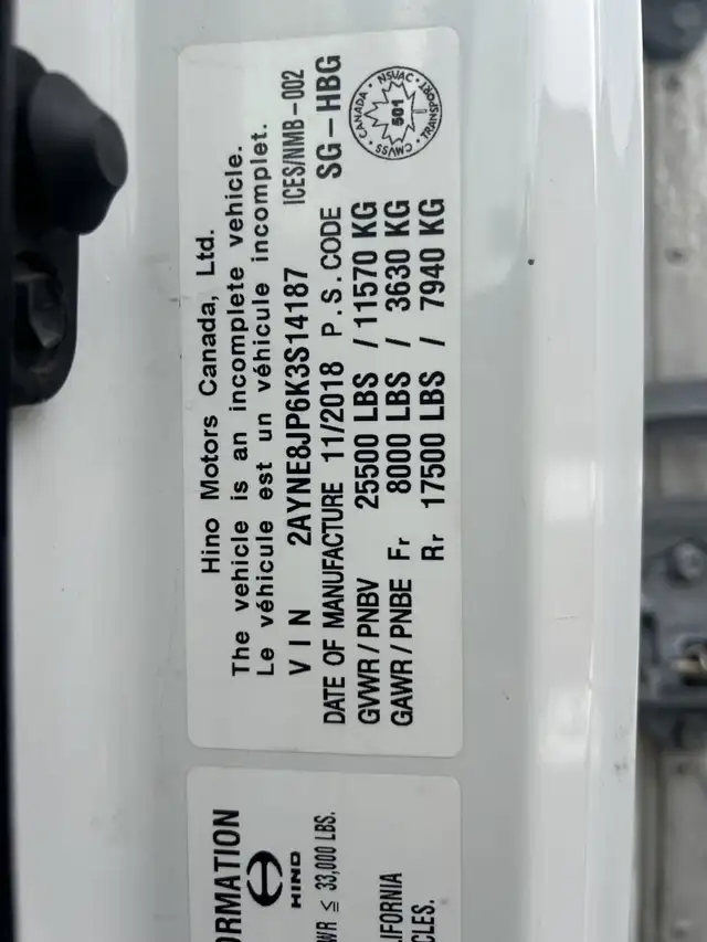 2019 Hino 258 Reefer *Fire Sale Promo* in Heavy Trucks in Longueuil / South Shore - Image 17