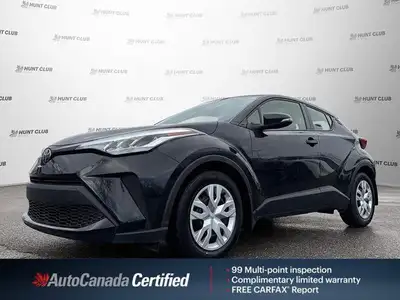 This sleek 2021 Toyota C-HR boasts a stylish black exterior and is ready to elevate your daily commu...