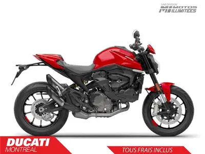 DUCATI MONSTER 937+ 2025Une version moderne du Monster qui met en valeur la personnalité de la moto...