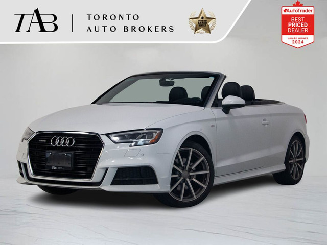2018 Audi A3 Cabriolet S-LINE | CONVERTIBLE | TECHNIK | B&O SOUN in Cars & Trucks in Mississauga / Peel Region