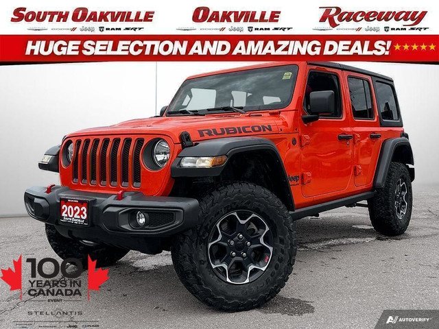 2023 Jeep Wrangler RUBICON | CLEAN CARFAX | CARPLAY | BACKUP CAM in Cars & Trucks in Oakville / Halton Region