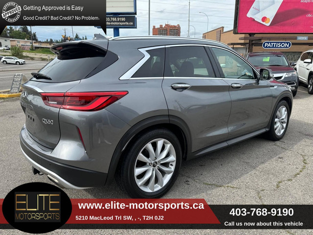 2019 INFINITI QX50 ESSENTIAL AWD LOW KMS CLEAN CARFAX FINANCING  in Cars & Trucks in Calgary - Image 2