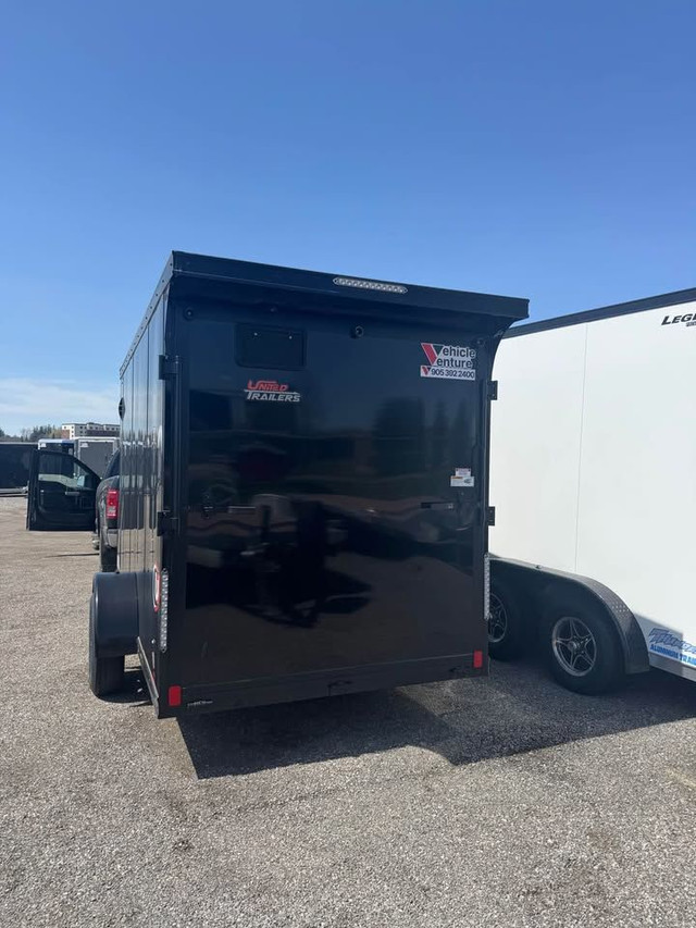 New 2025 6x12 Enclosed Trailer with rear spoiler  in Cargo & Utility Trailers in Barrie - Image 3