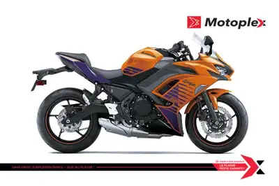 Ninja 650 Construite pour incarner la lignee des motos sport Ninja la Ninja 650 est equipee d'un mot...