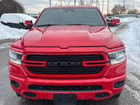 Recent Arrival! Flame Red Clearcoat 2022 Ram 1500 Sport 4WD 8-Speed Automatic HEMI 5.7L V8 VVT Come... (image 5)