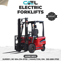 2024 CAEL Electric Forklifts - 1.5T/2T/3T/4T - Warranty Availabl