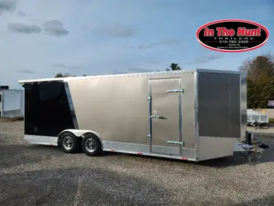 Enclosed Car Hauler, Car Trailer, 8 Foot, 8 Wide, 8.5x, Enclosed Trailer, Aluminum, Steel, Galvanize...