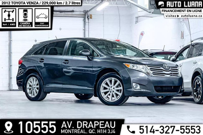 2012 TOYOTA Venza Limited 4 CYL/AWD/SIEGE CUIR/TOIT PANO/MAGS