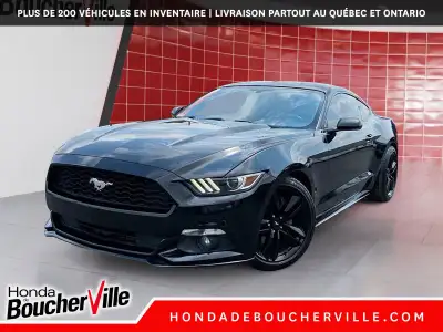 Moteur L4 EcoBoost de 2,3 L, 310 ch à 5 500 tr/min, propulsion, transmission MANUELLE à 6 vitesses,...