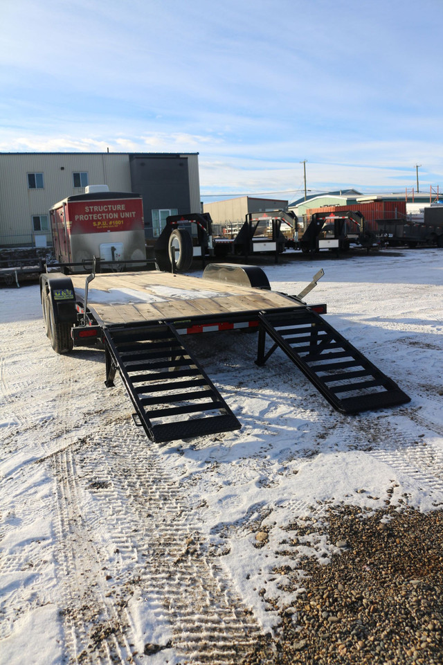 2021 CANADA TRAILERS 84 X 18' Tandem axle car / equipment hauler in Travel Trailers & Campers in Grande Prairie - Image 2