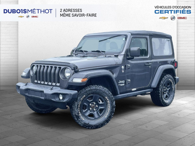 2019 Jeep Wrangler SPORT, MANUEL, 4X4 !!! TRES PROPRE, COMME NEU in Cars & Trucks in Victoriaville