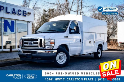 2024 Ford E-Series Cutaway BASE KUV ALU service body with hitch