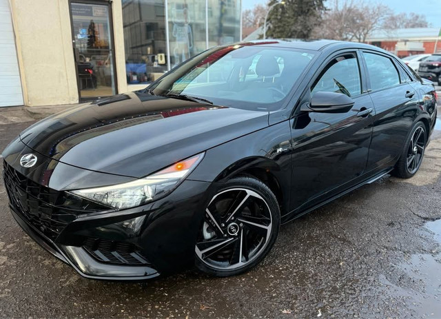 2022 Hyundai Elantra N Line LOW KMS!  in Cars & Trucks in Edmonton - Image 2