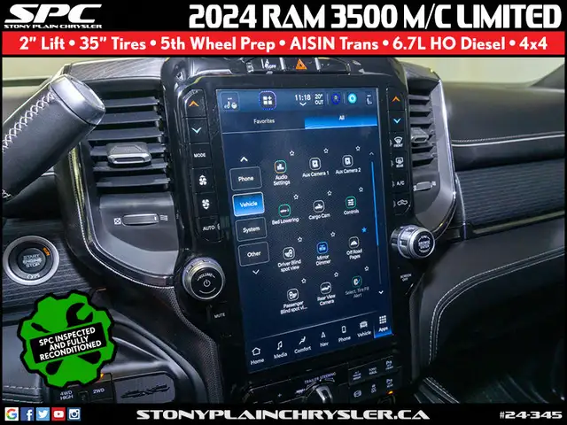 2024 RAM 3500 Limited 4x4 Mega Cab 6'4 in Cars & Trucks in St. Albert - Image 18