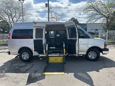 ACCIDENT FREE! CARFAX VERIFIED ! SAVANA 2500HD WITH EXTENDED HIGH ROOF AND RICON/INTERMOTIVE POWER D...