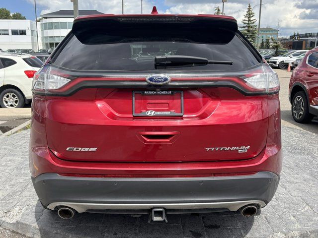 2015 Ford Edge Titanium 4WD | One Owner | Hitch | Leather in Cars & Trucks in Calgary - Image 4