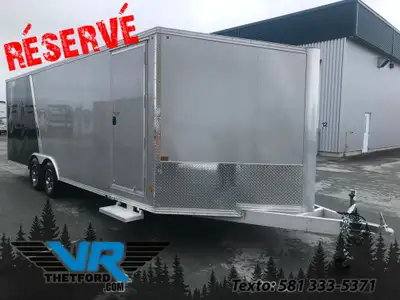 VR Thetford Paiement à partir de 0$/sem. + TX. 2023 Alcom Cargo pro C8.5X22 CH-IF Fermée - 1123 KG -...