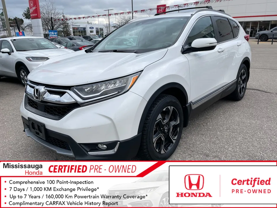 2019 Honda CR-V Touring -AWD/ CERTIFIED/ ONE OWNER/ NO ACCIDENTS