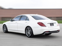 2019 Mercedes Benz S560 White Exterior on Beige Interior comes with Intelligent Drive Pkg, Navigatio... (image 3)