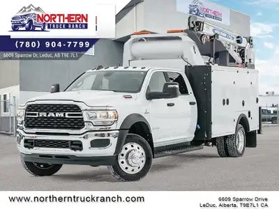 WAS: $230900 NOW: $224900 plus taxes and licensing fees2024 Ram 5500 4x4 Crew Cab Cummins Turbo Dies...