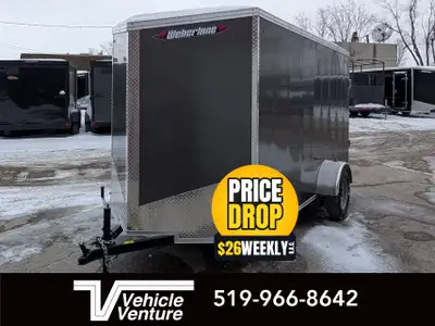 Weberlane Enclosed Cargo trailers are known for their quality components and durable build. The Webe...
